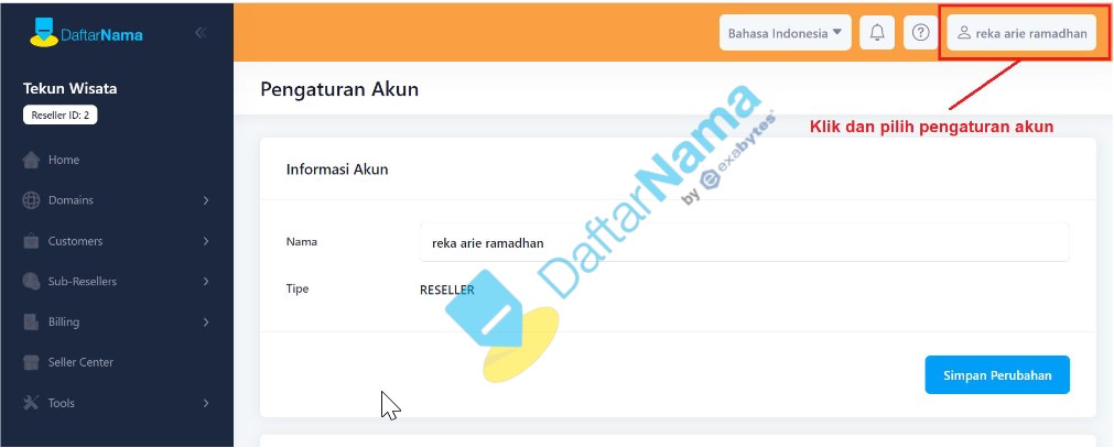 panduan dashboard